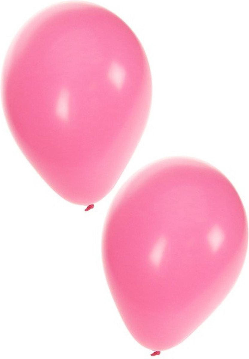 Roze ballonnen 25 stuks | Ballonnen licht roze voor lucht en helium